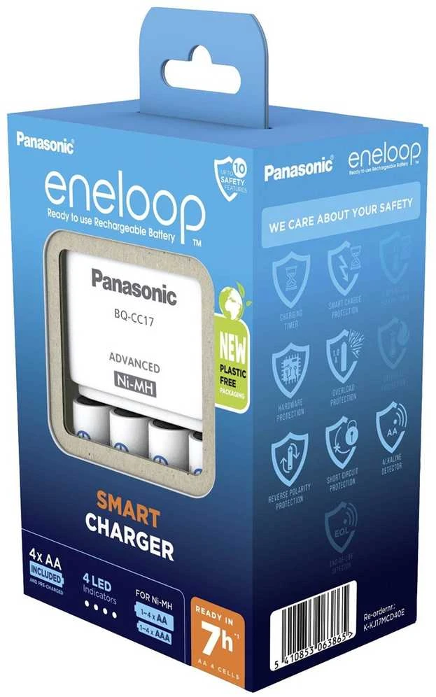Kroviklis Panasonic ENELOOP K-KJ17MCD40E, 7 val; +(4xAA)