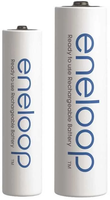 Įkraunamos baterijos PANASONIC ENELOOP 4x AA 2000 mAh + 4x AAA 800 mAh 8 vnt. (BK-3MCDE+4MCDE/8CP)