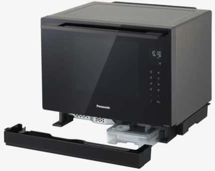 Mikrobangų krosnelė su kepsininės funkcija Panasonic NNCS88LBEPG, 1000 W, 31 l, Juoda