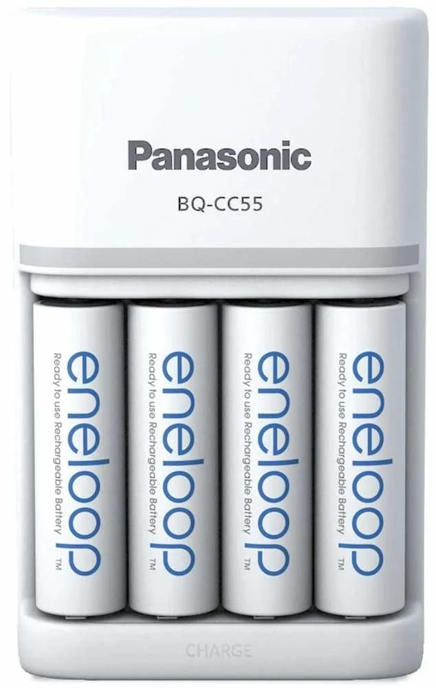 Baterija charger PANASONIC Eneloop Smartplus BQ-CC55 + 4x AA 2000 mAh (K-KJ55MCD40E)