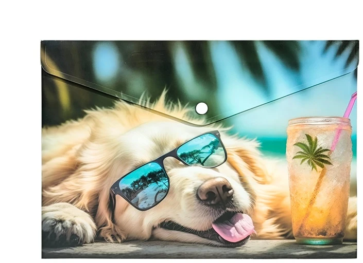 Panta_Plast Aplankas Panta Plast A4 CHILLOUT DOG