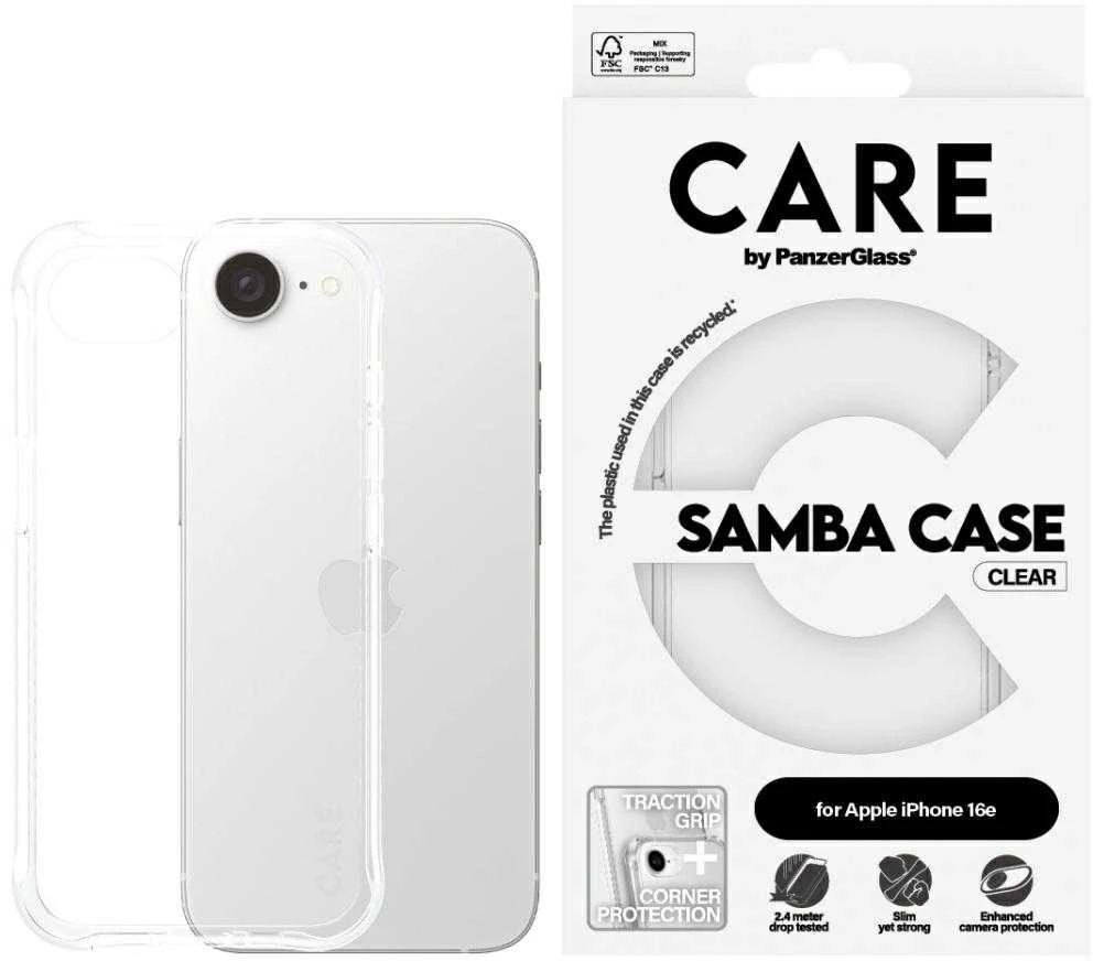 Panzer Glass CARE by PanzerGlass Fashion Apple iPhone 16e dėklas telefonui skaidrus
