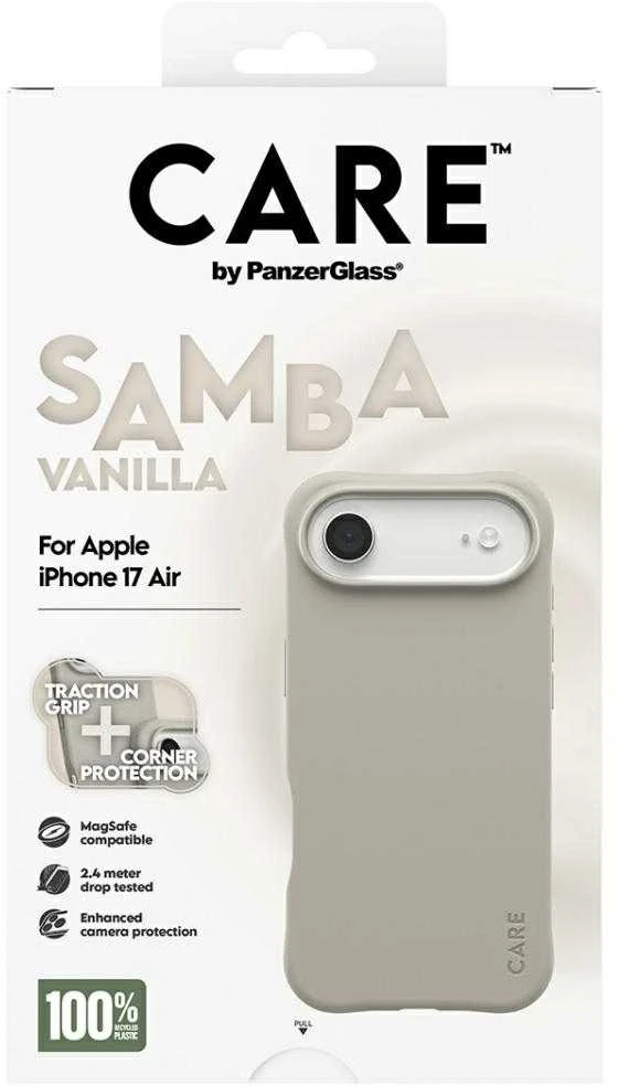 „Panzer Glass CARE by PanzerGlass“ madingas „Samba MagSafe“ dėklas, skirtas „iPhone Air“ – pilkas