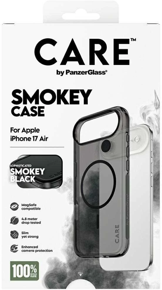 „Panzer Glass CARE by PanzerGlass“ flagmanas „Urban Explorer“ su Juodas MagSafe dėklu, skirtu „iPhone Air“ - Juodas