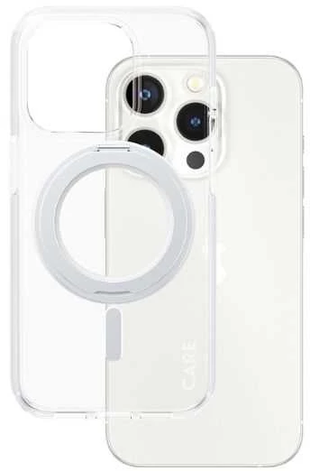 Panzer Glass Care by PanzerGlass Kickstand MagSafe Apple iPhone 15 Pro - dėklas telefonui sidabro spalvos