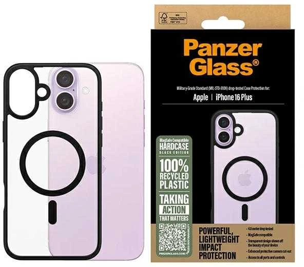 Panzer Glass PanzerGlass HardApple iPhone 16 Plus 6.7" dėklas telefonui juodos spalvos/dėklas telefonui juodos spalvos MagSafe 1303