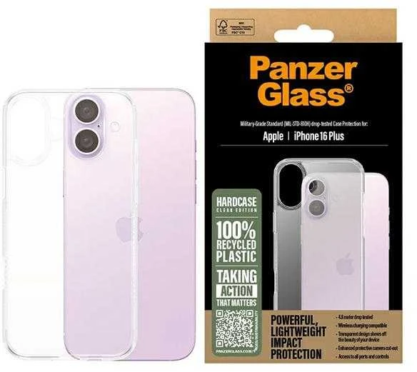 Panzer Glass PanzerGlass HardApple iPhone 16 Plus 6.7" dėklas telefonui skaidrus/Transparent 1289