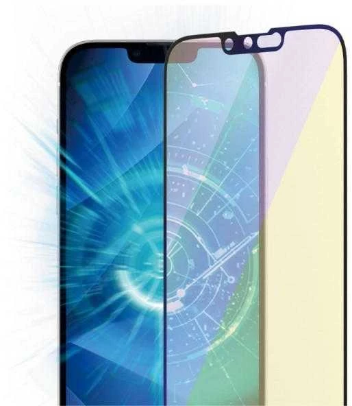 Panzer Glass PanzerGlass | Ekrano apsauga | Apple | iPhone 14 Plus/13 Pro Max | Stiklas | Juodas | Itin platus pritaikymas; Atsparus įbrėžimams; Atsparus smūgiams; Lengvas montavimas; Anti-mėlynas šviesa; Akių apsauga; Deimantų stiprumas; Antibakterinis; Atsparus pirštų atspaudams | Anti-mėlynas Šviesa