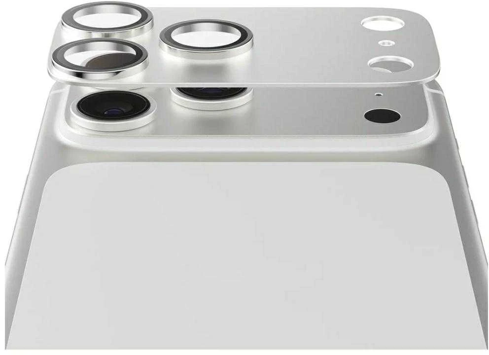 Panzer Glass Grūdintas stiklas na objektyvas PanzerGlassFender Camera Protector do iPhone 17 Pro sidabrinė