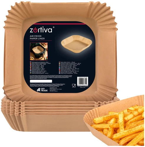 Popierinis įdėklas gruzdintuvei 100 vnt. Zortiva