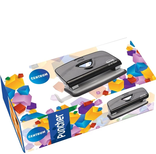 Paper punch Centrum. plastikas/metal