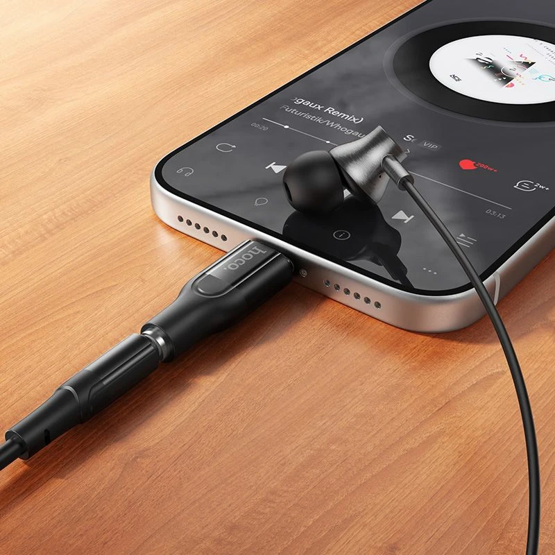 Hoco Adapteris USB C to 3,5mm UPA35 MIA juodas