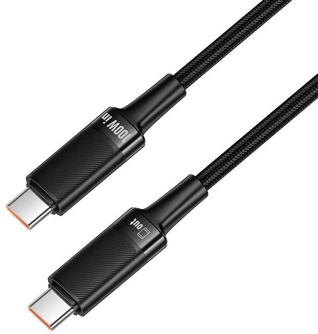 Cable USB C to USB C Hoco PD 5A 100W 1,2 m U153 Extreme juodas