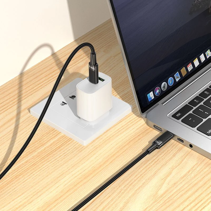 Cable USB C to USB C Hoco PD 5A 100W 1,2 m U153 Extreme juodas