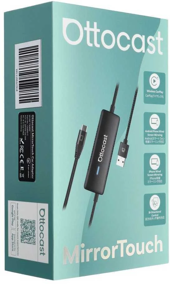 Car adapter OTTOCAST Mirrortouch CA450-T juodas