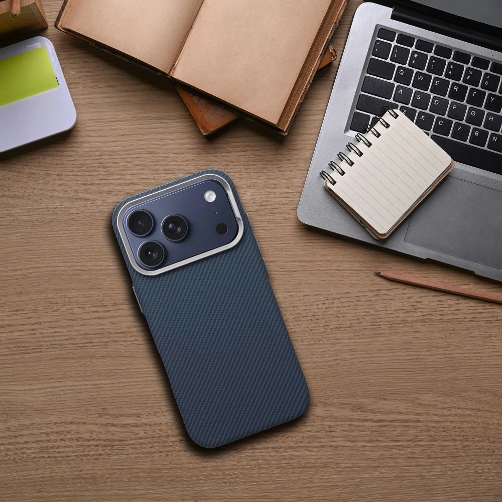 Oem Originalus „iPhone 12“ / „12 PRO“ K-Look dėklas, suderinamas su „MagSafe“ mėlynas
