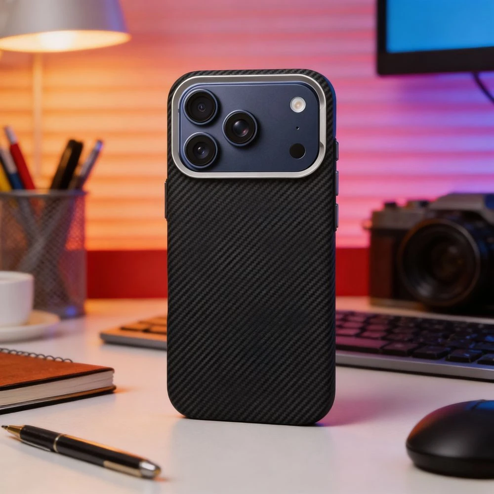 Oem Originalus „iPhone 14 PRO MAX“ dėklas, K-Look, suderinamas su „MagSafe“ juodas