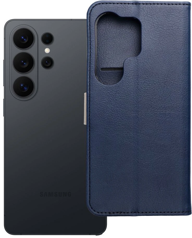 Dėklas Oem Flip case for Motorola G17 POWER Split Book navy and cream