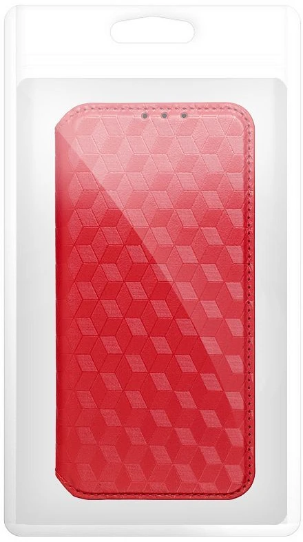 Oem Atverčiamas dėklas, skirtas Motorola G17 POWER Cubic Book, raudonas