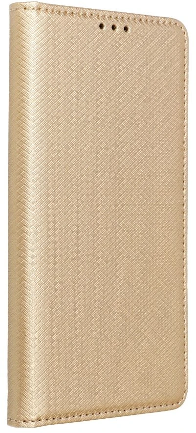 OEM „Flip“ dėklas, skirtas „Oppo Reno 16F / 16FS“ išmaniesiems telefonams, knygos tipo, auksinis
