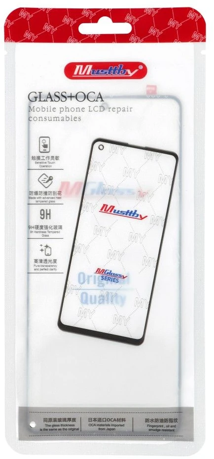 Samsung MUSTTBY priekinis stiklas + OCA REDMI NOTE 8 pro