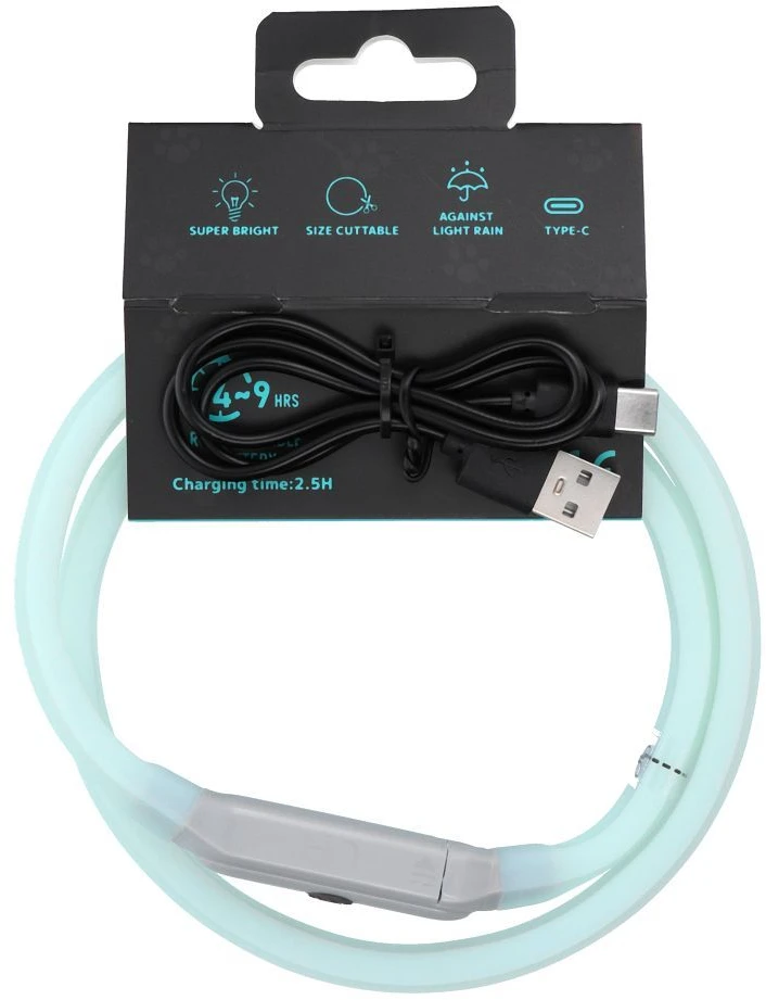Oem Silikoninis LED augintinių antkaklis LLFG24034