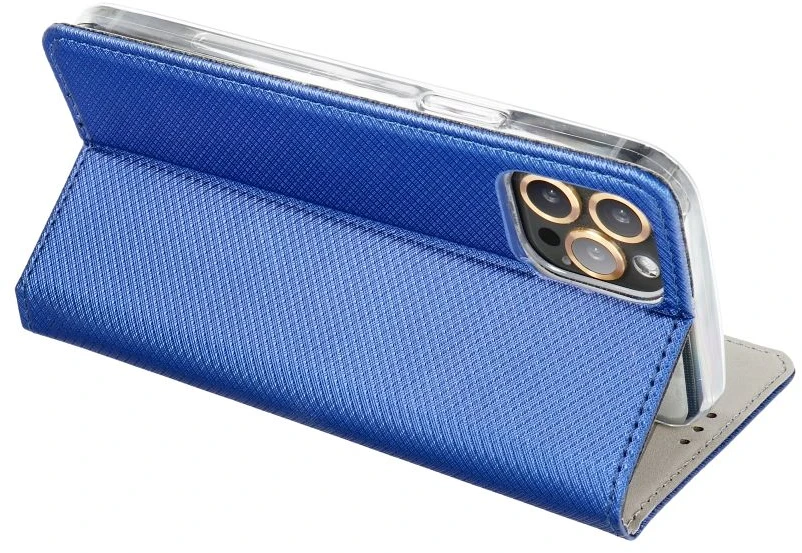 Dėklas OEM Flip case, skirtas „Motorola G17 POWER", Smart Case Book, tamsiai mėlynas