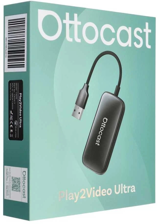 Belaidis automobilinis adapteris OTTOCAST Play2Video CA515-T juodas
