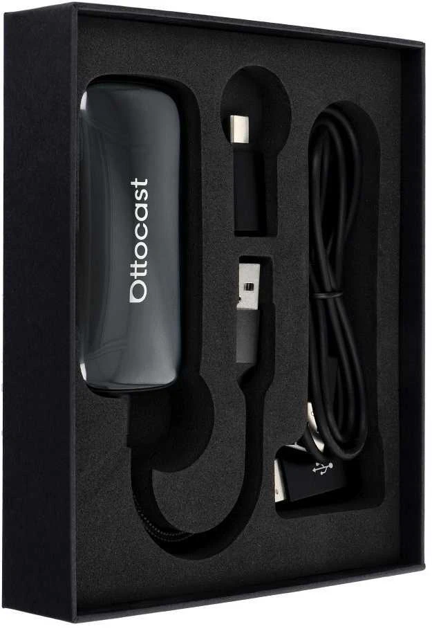 Belaidis automobilinis adapteris OTTOCAST Play2Video CA515-T juodas