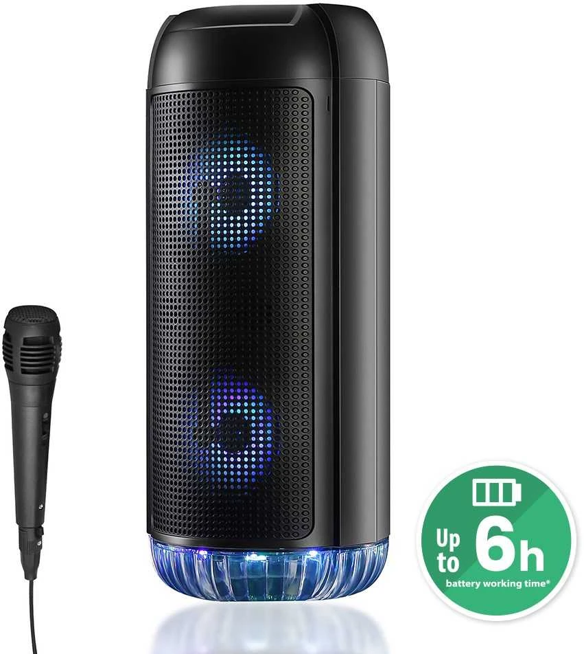 Nešiojama kolonėlė Media-Tech PartyBox MT3174, Juodos spalvos