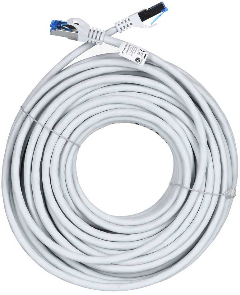 LANBERG patchcord kat.6A FTP LSZH CCA 20m pilkas
