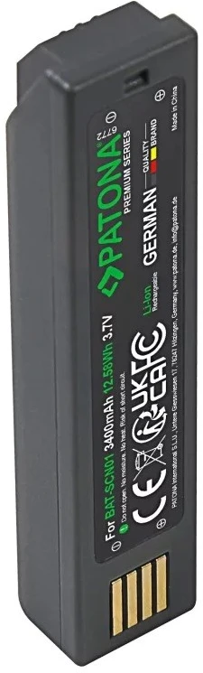 Spausdintuvas PATONA Replacement battery Honeywell BAT-SCN01, 3,7 V 3400 mAh Li-Ion