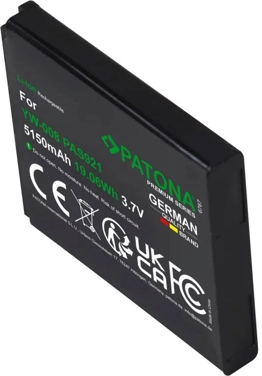 Spausdintuvas PATONA Replacement battery PAX A920 Pro 3.7 V 5150 mAh Li-Ion