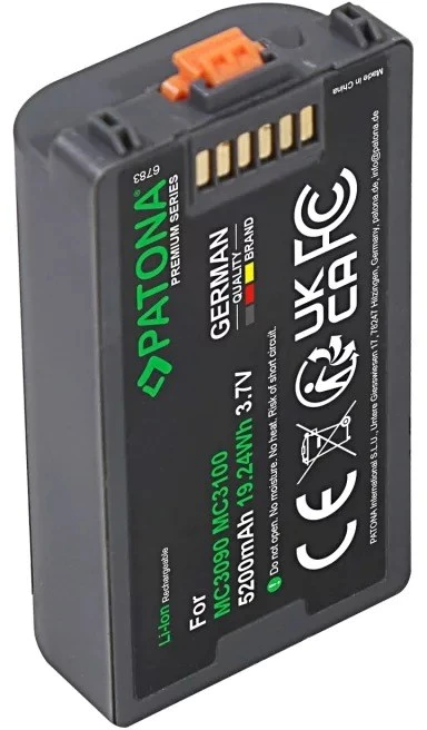 Spausdintuvas PATONA Replacement battery Symbol MC3090, MC3100, 3,7 V 5200 mAh Li-Ion