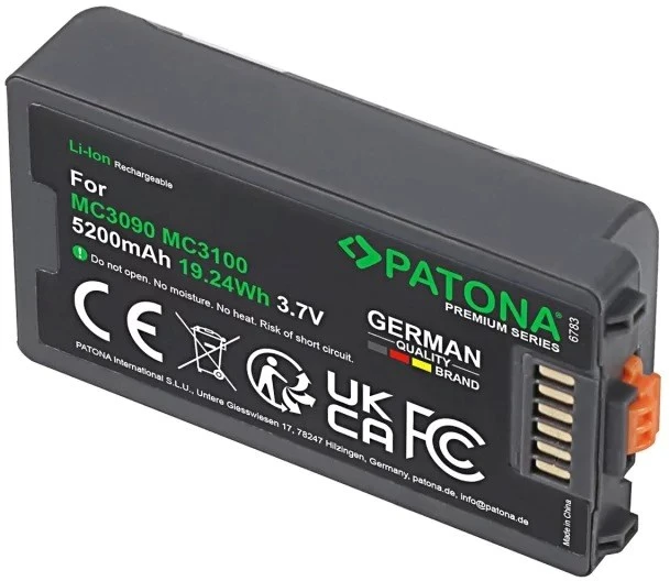 Spausdintuvas PATONA Replacement battery Symbol MC3090, MC3100, 3,7 V 5200 mAh Li-Ion