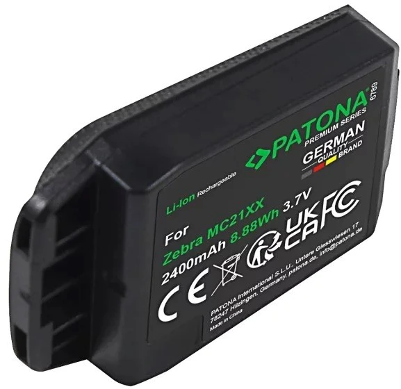Spausdintuvas PATONA Replacement battery Zebra MC21XX - BTRY-MC21EAB0E, 3.7 V 2400 mAh Li-Ion