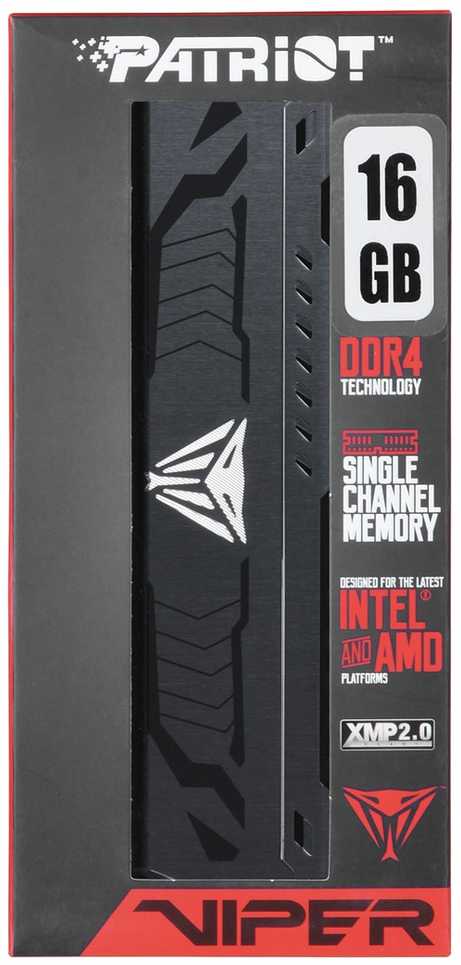 Patriot Memory Viper Steel PVS416G360C8 atminties modulis 16 GB 1 x 16 GB DDR4 3600 MHz