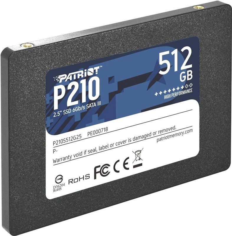 Hard disk (SSD) Patriot Memory P210. 2.5". 512 GB