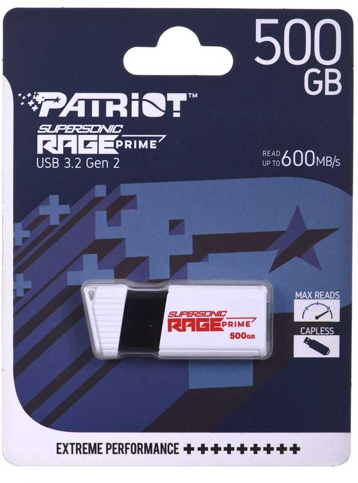 Patriot PenDrive Rage Prime 500GB USB 3.2 600MB/s