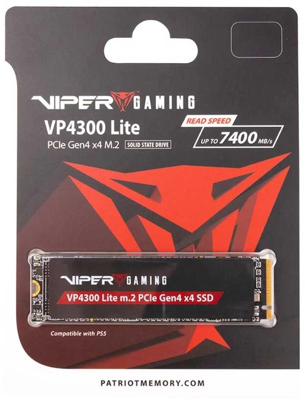 PATRIOT Viper VP4300 Lite 1TB M.2 2280 PCIe Gen4 x4
