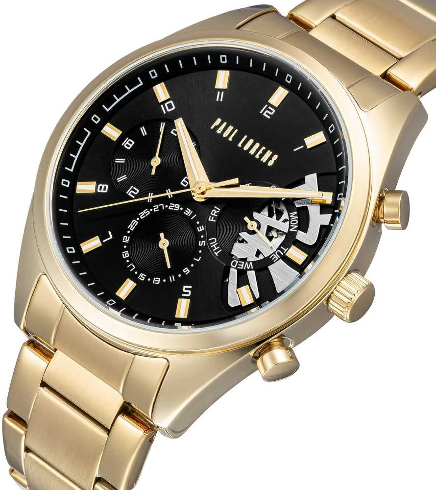 PAUL LORENS MALE WATCH - PL20003B-1D1 (zg387b) + BOX