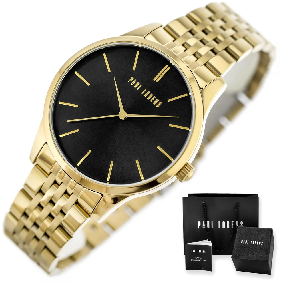 PAUL LORENS MALE WATCH - PL20014B-1D1 (zg390d) + BOX