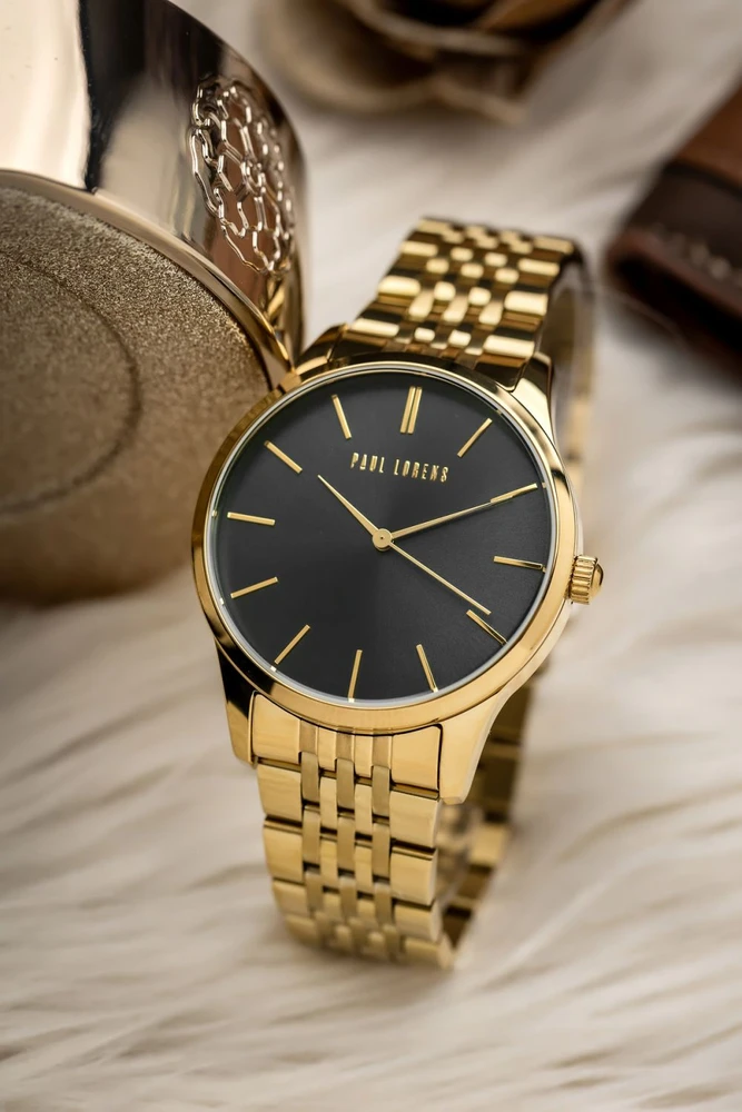 PAUL LORENS MALE WATCH - PL20014B-1D1 (zg390d) + BOX