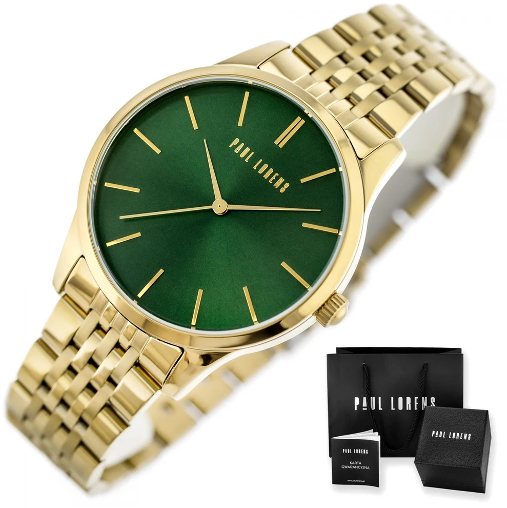 PAUL LORENS MALE WATCH - PL20014B-8D1 (zg390e) + BOX