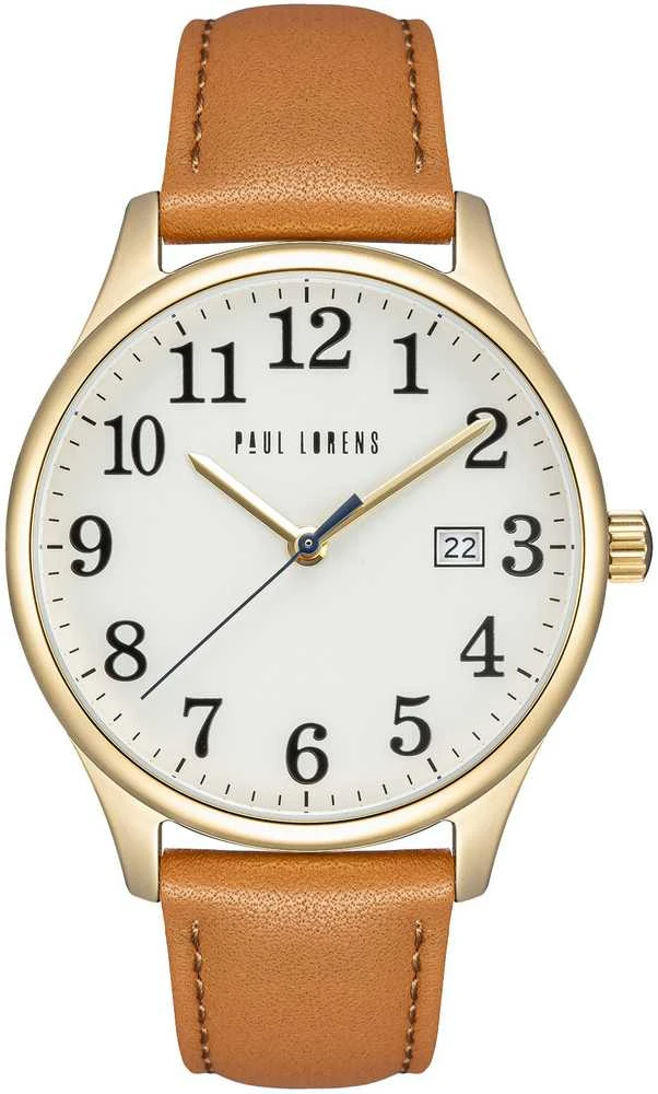 PAUL LORENS MALE WATCH - PL20016A-4B2 (zg380d) + BOX