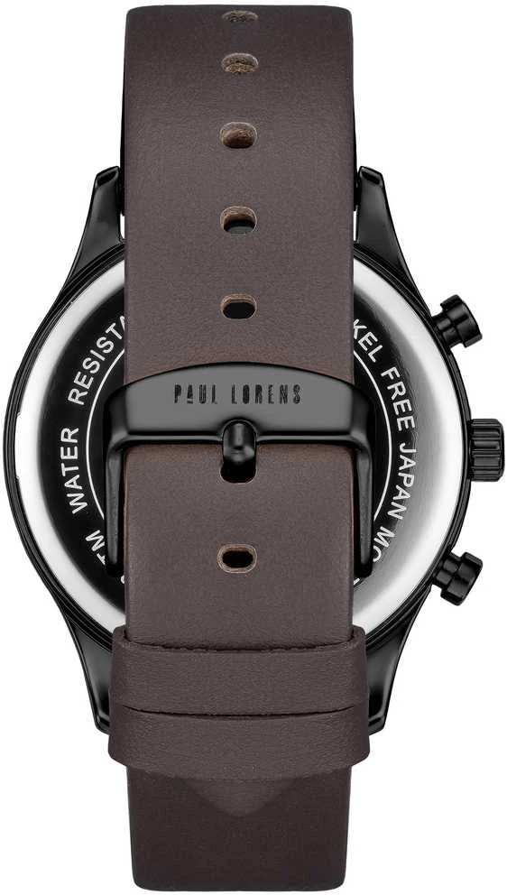 PAUL LORENS VYRIŠKAS LAIKRODIS - PL10602A2-1B2 (zg362f) + DĖŽUTĖ