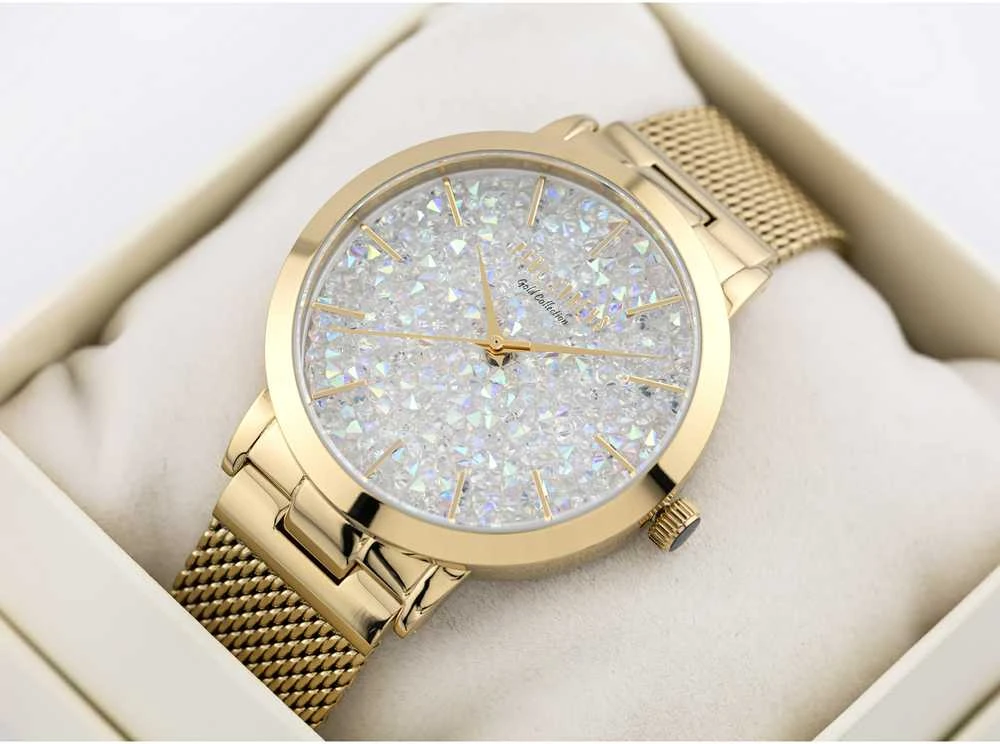 Laikrodis PAUL LORENS WOMEN S WATCH - 473B2-3D1-2 - STAINLESS STEEL (zg517b) + BOX