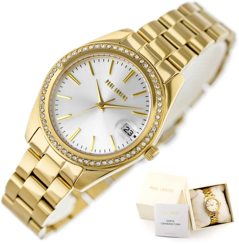 PAUL LORENS WOMEN'S WATCH -PL20001B-3D1 (zg570b) + BOX