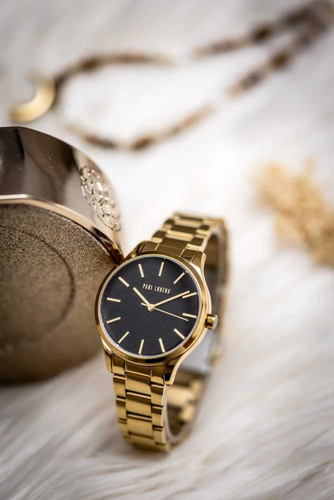 PAUL LORENS WOMEN'S WATCH - PL20007B-1D1 (zg568b) + BOX