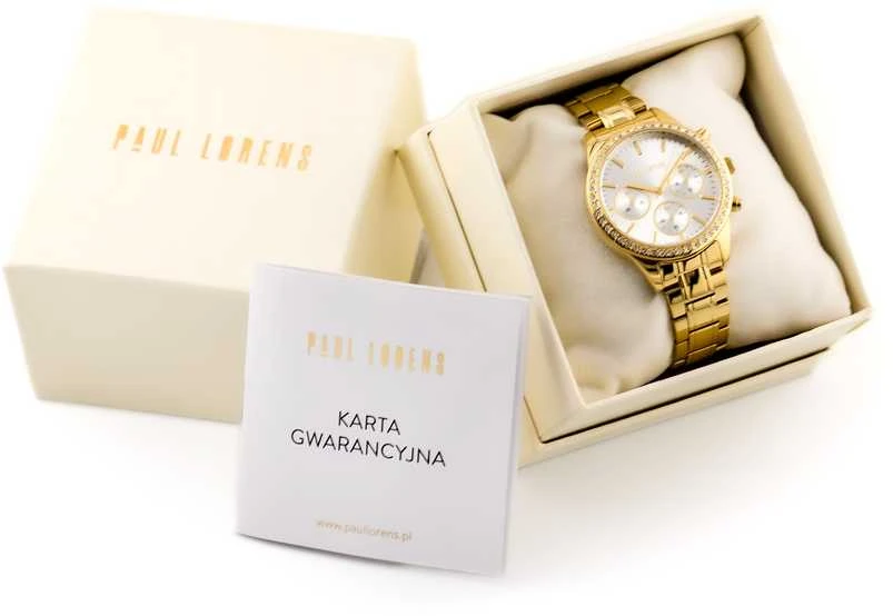 PAUL LORENS WOMEN'S WATCH - PL20020B-3D1 (zg569b) + BOX